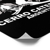 アルゼンチンのセロカテドラルでのフライダイ・スキー ポスター (角)