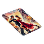 アルゼンチンのタンゴのカップル踊り マグネット (右側)