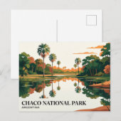 アルゼンチンのチャコ国立公園 ポストカード (正面/裏面)