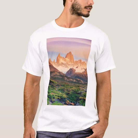 アルゼンチンのパタゴニア、Los Glaciaresの国立公園 Tシャツ (正面)