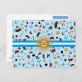 アルゼンチンのビエンベニド – アルゼンチンの有名な品々 ポストカード (正面/裏面)