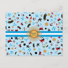 アルゼンチンのビエンベニド – アルゼンチンの有名な品々 ポストカード