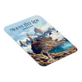 アルゼンチンのフィッツ・ロイ山 マグネット (右側)