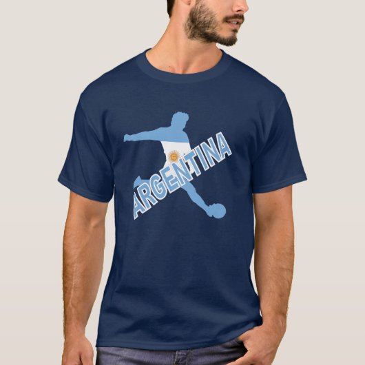 アルゼンチンのフットボール選手 Tシャツ (正面)