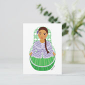 アルゼンチンのマトリョーシカ葉書 ポストカード (スタンド正面)