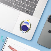 アルゼンチンのラ・リオハ州の紋章 シール (ノートパソコンとiPhone)