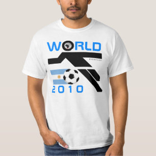 アルゼンチンのワールドカップの2010年のTシャツ Tシャツ