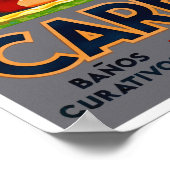 アルゼンチンのヴィンテージ旅行のポスター復元 ポスター (角)