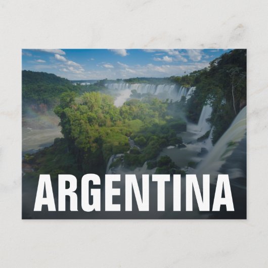 アルゼンチンの伊賀津秋 ポストカード (正面)