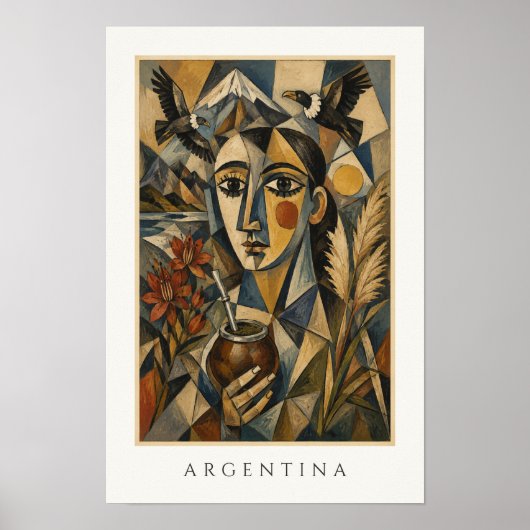 アルゼンチンの伝統と文化を表現したアート | 南米の旅 ポスター (正面)