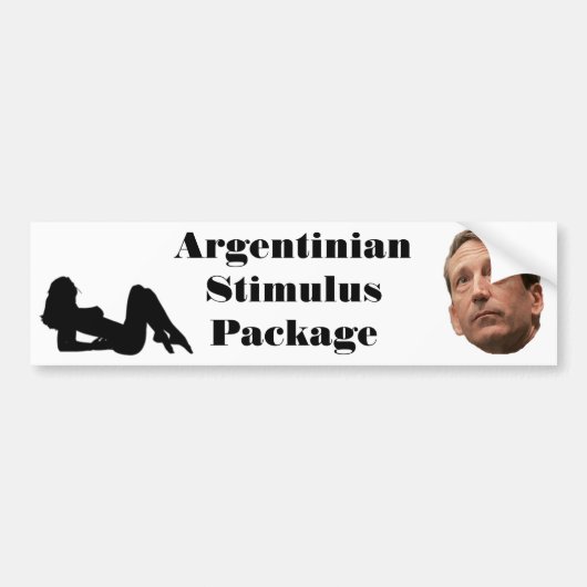 アルゼンチンの刺激パッケージ バンパーステッカー (正面)