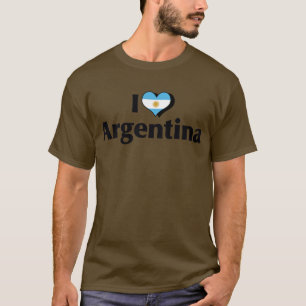 アルゼンチンの国旗が好き Tシャツ