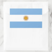 アルゼンチンの国旗ステッカー 長方形シール (バッグ)