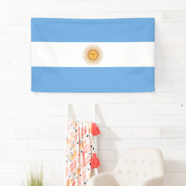 アルゼンチンの国旗バナー 祝祭的 愛国的 飾り 横断幕