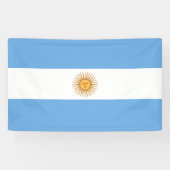 アルゼンチンの国旗バナー 祝祭的 愛国的 飾り 横断幕 (横)