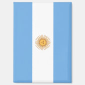 アルゼンチンの国旗マグネット 愛国的な冷蔵庫の装飾 マグネット (正面)