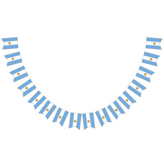 アルゼンチンの国旗掲揚旗 バンティングフラッグ (全)