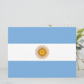 アルゼンチンの国旗 カード (スタンド正面)