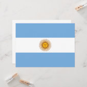 アルゼンチンの国旗 カード (正面/裏面インサイチュ)