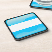 アルゼンチンの国旗 コースター (左側)