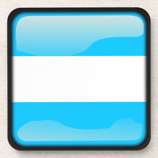 アルゼンチンの国旗 コースター (正面)