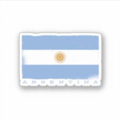 アルゼンチンの国旗 シール (正面)
