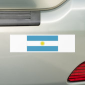 アルゼンチンの国旗 バンパーステッカー (車上)