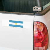 アルゼンチンの国旗 バンパーステッカー (トラック上)