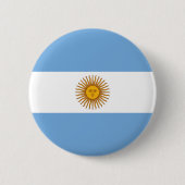 アルゼンチンの国旗 缶バッジ (正面)