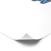 アルゼンチンの地図における国旗 ポスター (コーナー)