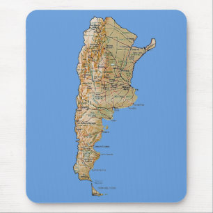 アルゼンチンの地図のマウスパッド マウスパッド