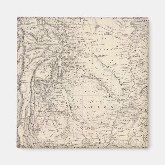 アルゼンチンの地図 マグネット (正面)