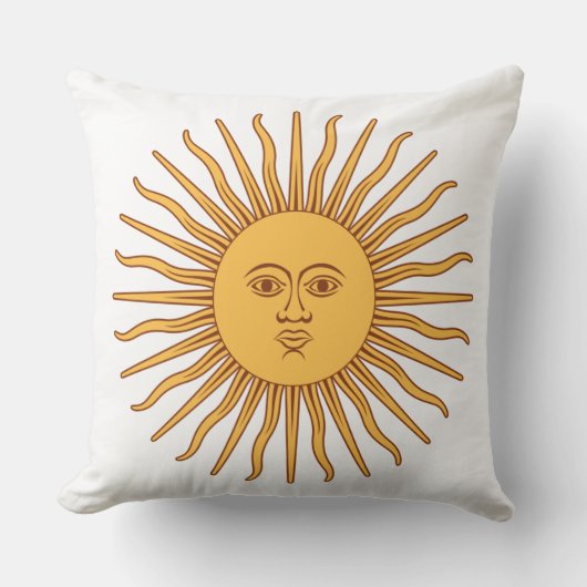 アルゼンチンの太陽 クッション (正面)