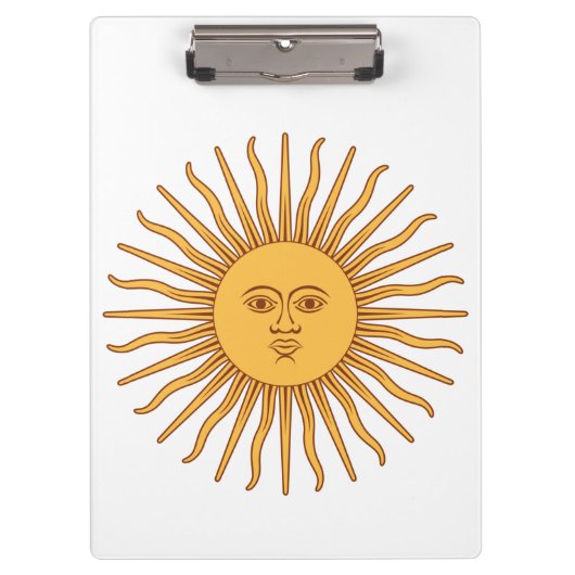 アルゼンチンの太陽 クリップボード (正面)