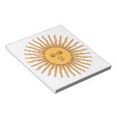 アルゼンチンの太陽 ノートパッド (アングル)