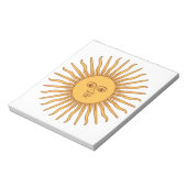 アルゼンチンの太陽 ノートパッド (回転)