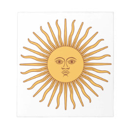 アルゼンチンの太陽 ノートパッド