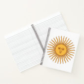 アルゼンチンの太陽 ノートブック (内部)