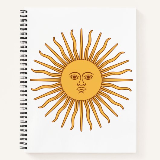 アルゼンチンの太陽 ノートブック (正面)