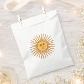 アルゼンチンの太陽 フェイバーバッグ (クリップ留めされた状態)