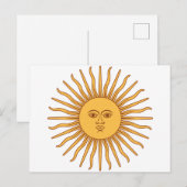 アルゼンチンの太陽 ポストカード (正面/裏面)
