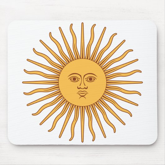 アルゼンチンの太陽 マウスパッド (正面)