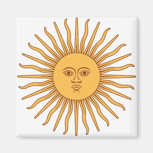 アルゼンチンの太陽 マグネット (正面)