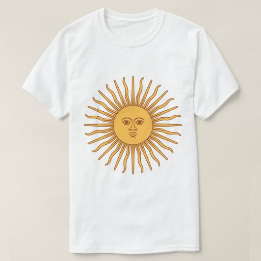 アルゼンチンの太陽 Tシャツ (デザイン正面)