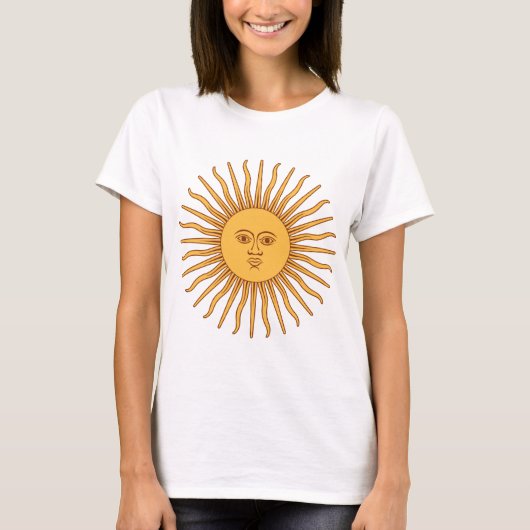 アルゼンチンの太陽 Tシャツ (正面)