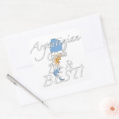 アルゼンチンの女の最高の子だ! スクエアシール (封筒)