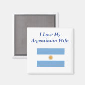 アルゼンチンの妻が大好き マグネット (正面/裏面)