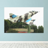 アルゼンチンの戦闘機 キャンバスプリント (インサイチュ (ウッドフロア))