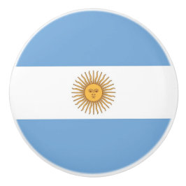 アルゼンチンの旗とセラミックノブのプル セラミックノブ