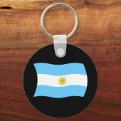 アルゼンチンの旗のキーチェーン キーホルダー (正面)